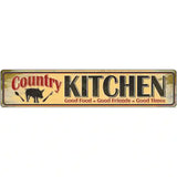 Country Kitchen Novelty Street Sign 24" x 5" (ST)