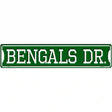 Bengals Dr Novelty Metal Street Sign 24" x 5" (ST)