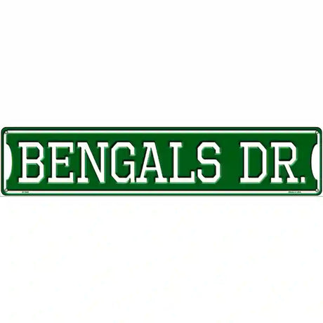 Bengals Dr Novelty Metal Street Sign 24" x 5" (ST)