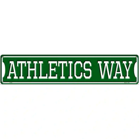 Athletics Way Novelty Metal Street Sign 24" x 5" (ST)