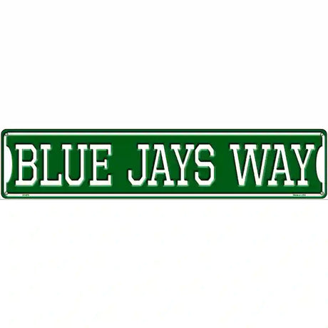 Blue Jays Way Novelty Metal Street Sign 24" x 5" (ST)