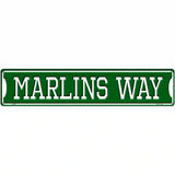 Marlins Way Novelty Metal Street Sign 24" x 5" (ST)