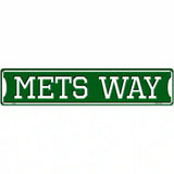 Mets Way Novelty Metal Street Sign 24" x 5" (ST)