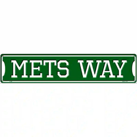 Mets Way Novelty Metal Street Sign 24" x 5" (ST)