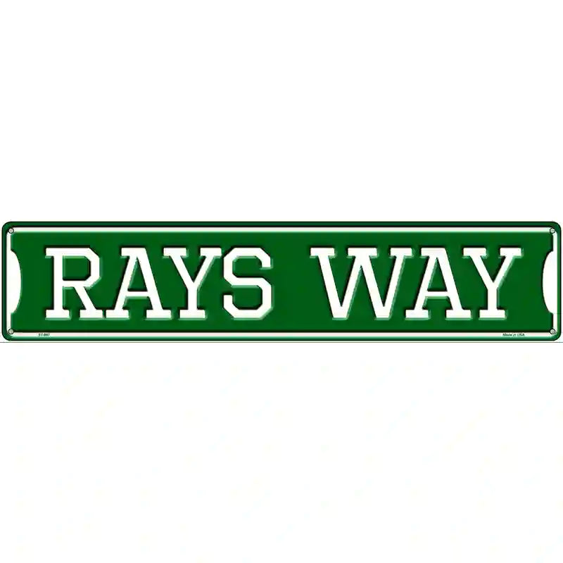 Rays Way Novelty Metal Street Sign 24" x 5" (ST)