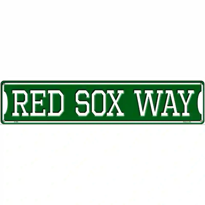 Red Sox Way Novelty Metal Street Sign 24" x 5" (ST)