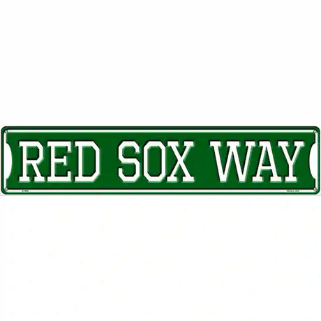 Red Sox Way Novelty Metal Street Sign 24" x 5" (ST)