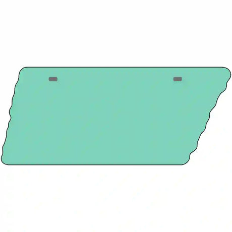 Teal Solid Novelty Metal Tennessee License Plate Tag TN-016