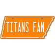 Titans Fan Novelty Metal Tennessee License Plate Tag TN-027