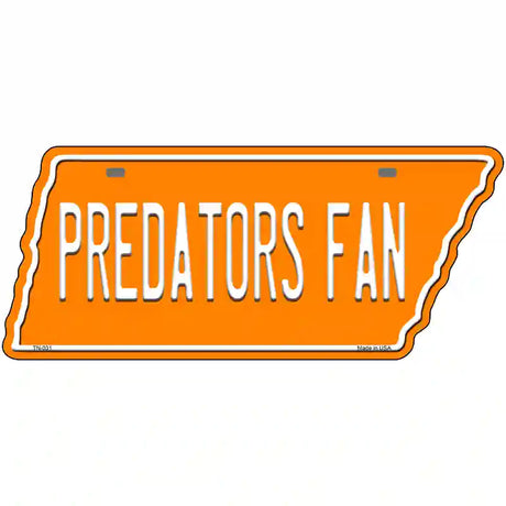 Predators Fan Novelty Metal Tennessee License Plate Tag TN-031