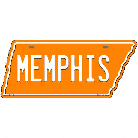 Memphis Novelty Metal Tennessee License Plate Tag TN-040