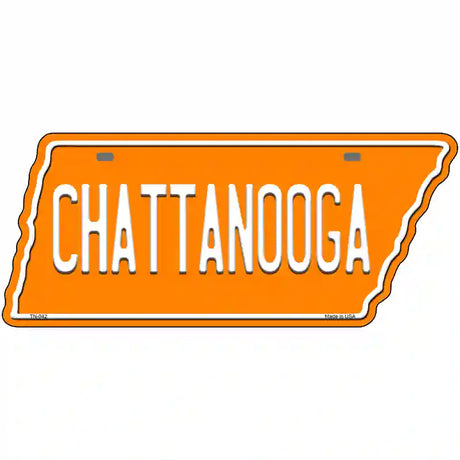 Chattanooga Novelty Metal Tennessee License Plate Tag TN-042