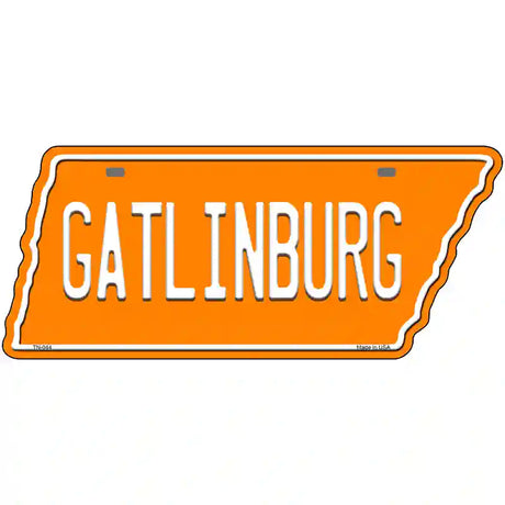 Gatlinburg Novelty Metal Tennessee License Plate Tag TN-044