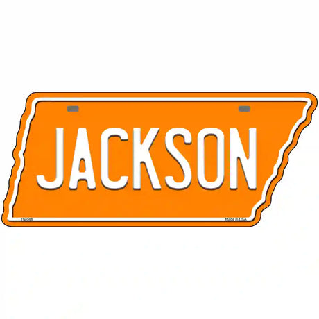 Jackson Novelty Metal Tennessee License Plate Tag TN-048