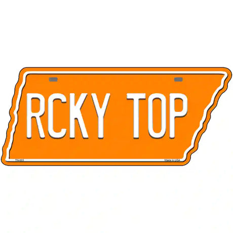 Rcky Top Novelty Metal Tennessee License Plate Tag TN-053