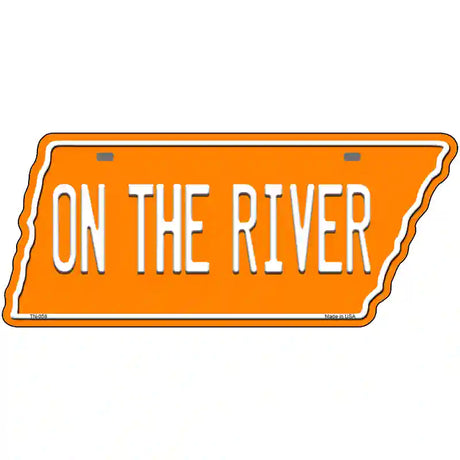 On The River Novelty Metal Tennessee License Plate Tag TN-058