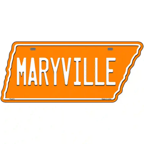 Maryville Novelty Metal Tennessee License Plate Tag TN-071