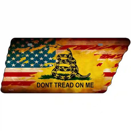 American Dont Tread Novelty Metal Tennessee License Plate Tag TN-079