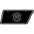 2nd Amendment Three Percenter Novelty Metal Tennessee License Plate Tag TN-095