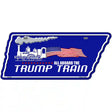 Trump Train Novelty Metal Tennessee License Plate Tag TN-096