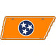 Tennessee Shaped License Plates