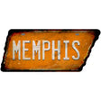 Memphis Novelty Rusty Effect Metal Tennessee License Plate Tag TN-140