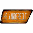 H8 Vanderbilt Novelty Rusty Effect Metal Tennessee License Plate Tag TN-168