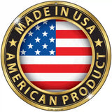 American Product Novelty Metal Circle Sign C-1865 8" (UC)