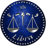 Libra Novelty Metal Circular Sign 8" (UC)