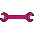 Pink Oil Rubbed Novelty Metal Wrench Sign W-003