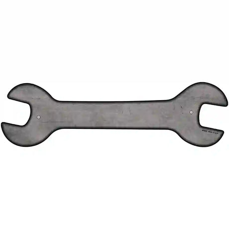 Gray Oil Rubbed Novelty Metal Wrench Sign W-009