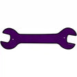 Purple Oil Rubbed Novelty Metal Wrench Sign W-010