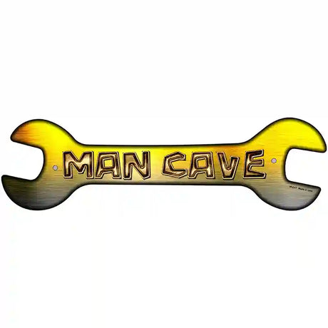 Man Cave Novelty Metal Wrench Sign W-017