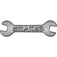 Brakes Novelty Metal Wrench Sign W-026