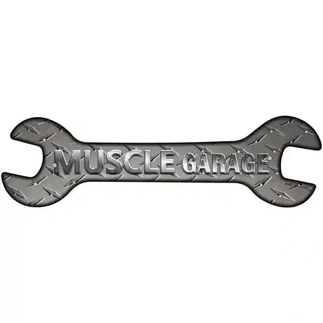 Muscle Garage Novelty Metal Wrench Sign W-047