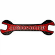 Firefighter Novelty Metal Wrench Sign W-050