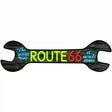 Neon Route 66 Novelty Metal Wrench Sign W-054