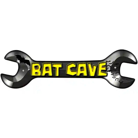 Bat Cave Novelty Metal Wrench Sign W-064