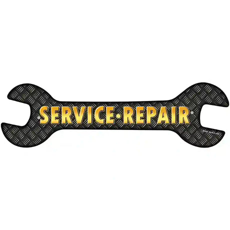 Service Repair Novelty Metal Wrench Sign W-067