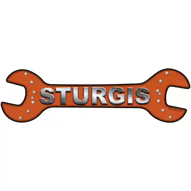 Sturgis Novelty Metal Wrench Sign W-078