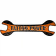 Tattoo Power Novelty Metal Wrench Sign W-082