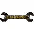 Auto Service Novelty Metal Wrench Sign W-120