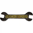 Service Station Novelty Metal Wrench Sign W-123