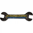 Auto Electric Novelty Metal Wrench Sign W-124