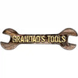 Grandads Tools Novelty Metal Wrench Sign W-135