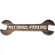 Mechanic Parking Novelty Metal Wrench Sign W-141