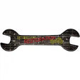 Motorcycle Restoration Novelty Metal Wrench Sign W-155