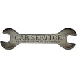 Car Service Novelty Metal Wrench Sign W-156