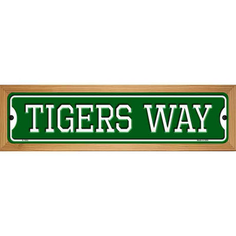 Tigers Way Novelty Metal Street Sign 19" x 5.5" (WB-K)