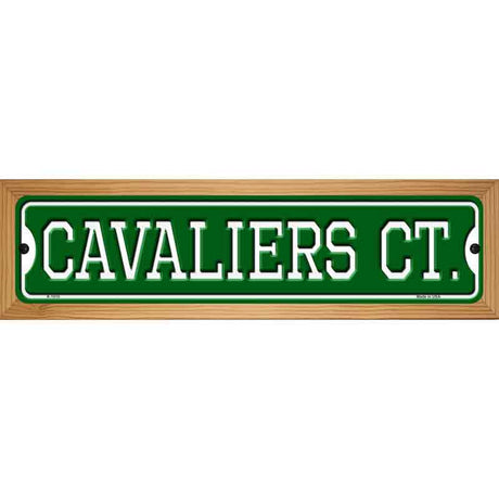 Cavaliers Ct Novelty Metal Street Sign 19" x 5.5" (WB-K)